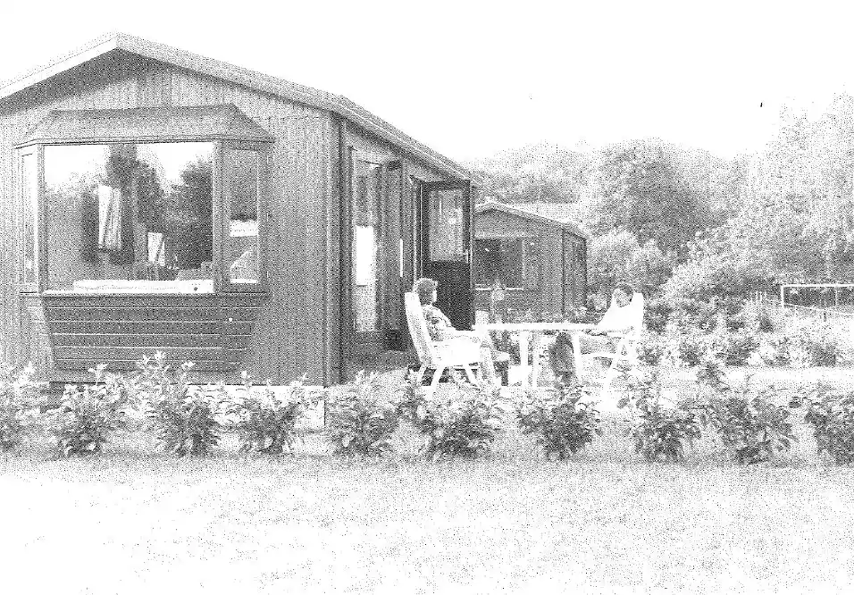 Chalets vroeger bij bungalowverhuur De Riethorst